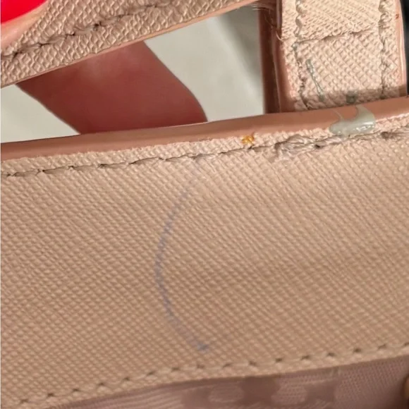 Tory Burch Light Pink Blush Leather Tote Bag! - Picture 13 of 14